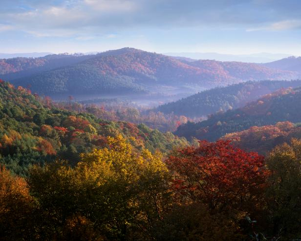 Blue Ridge Parkway view (what fun on my motorcycle!)